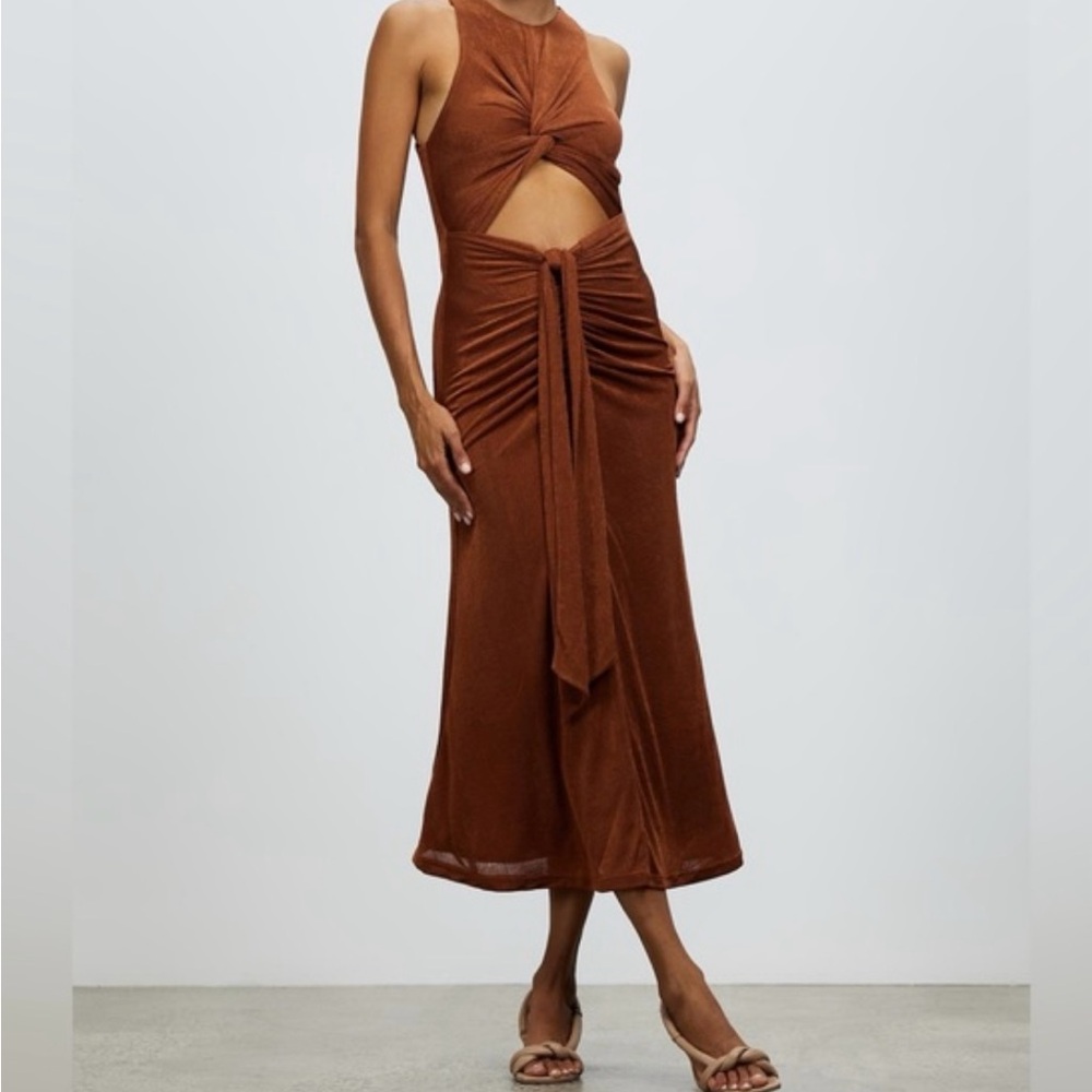Misha Collection Thalia front tie dress